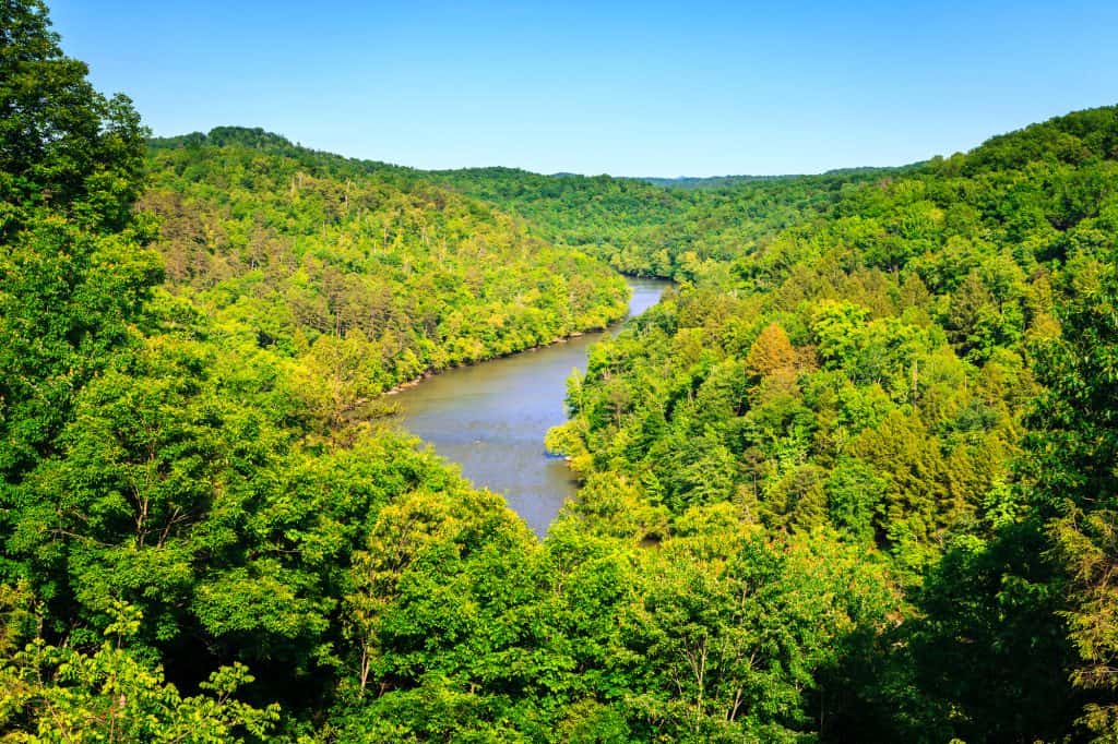 cumberland river in kentucky cumberland falls state park